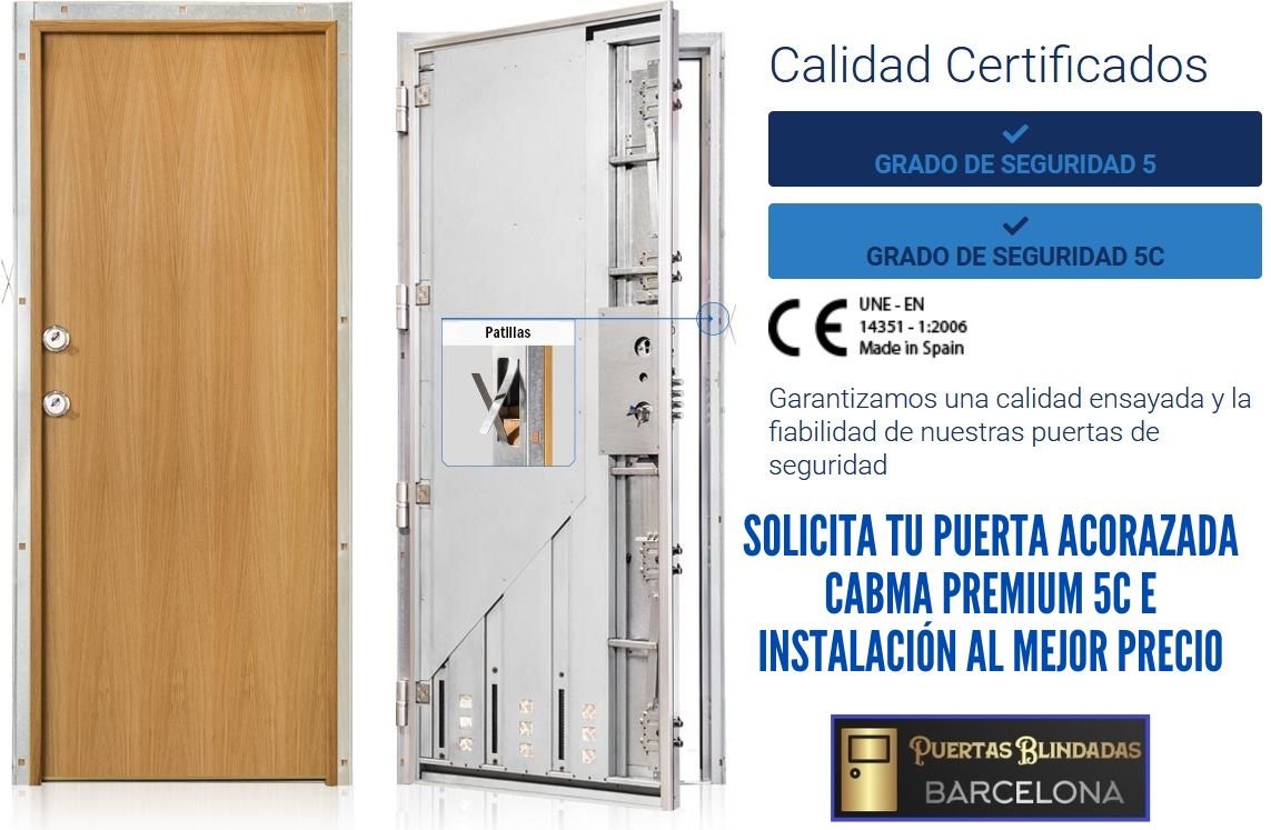 La Puerta Acorazada CABMA Premium 5C: Garantía de Seguridad en el Baix Llobregat